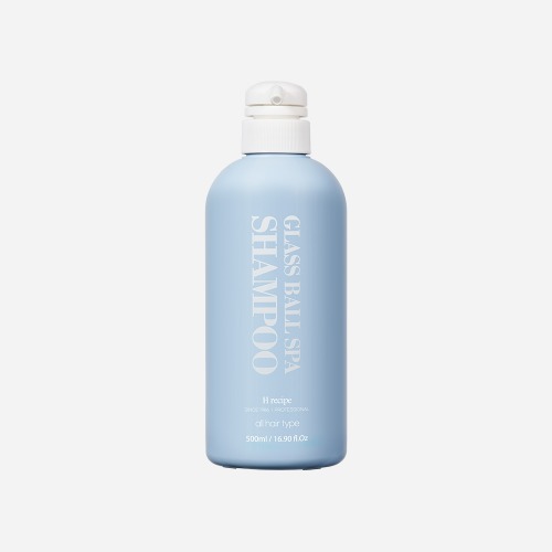 Dầu gội H Recipe White Snow Pollen Glass Bead Spa 500ml / Chăm sóc đặc biệt dành cho tóc hư tổn nặng