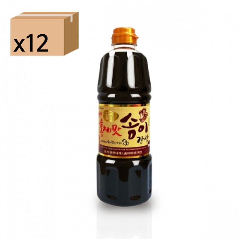 Hongil Foods Red Crab Flavor Soy Sauce 900ml 1 Box [12ea]