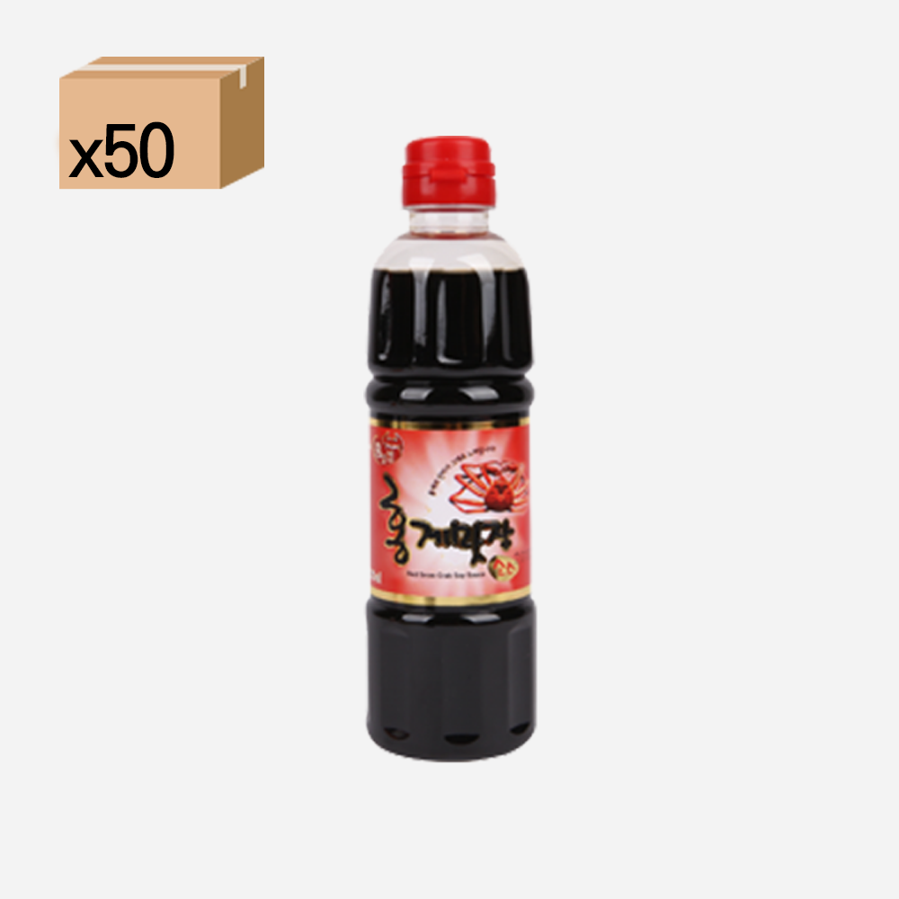 紅日食品 紅蟹味醬 200ml 1箱 [50個] (無MSG, 無色素, 無化學調味料)