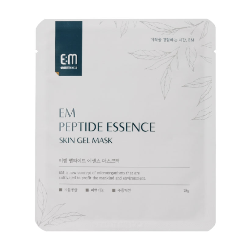 EM Miracle Time Peptide Skin Gel Mask Pack 10 Packs