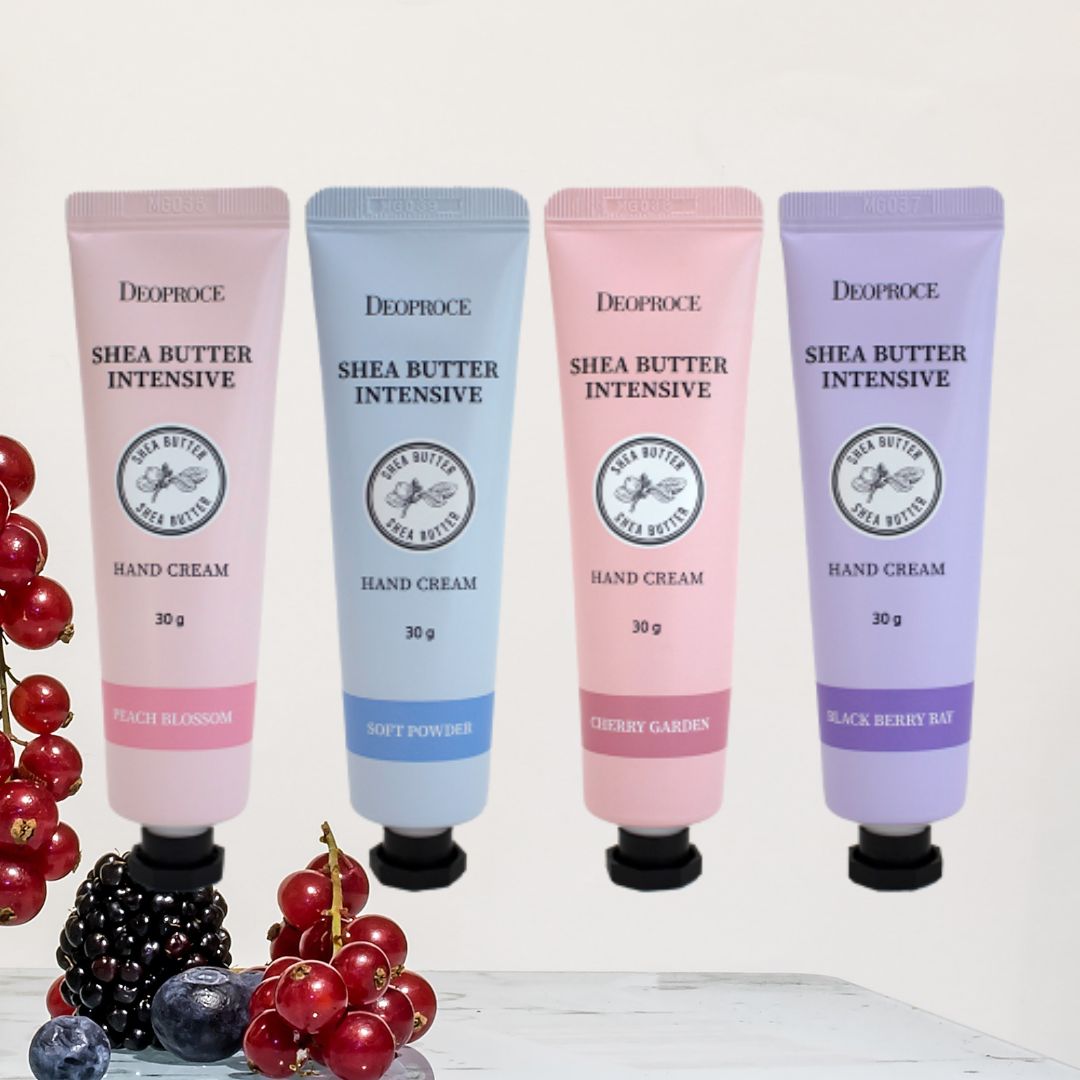 Deoproce Shea Butter Intensive Hand Cream 30g /4 types of 1