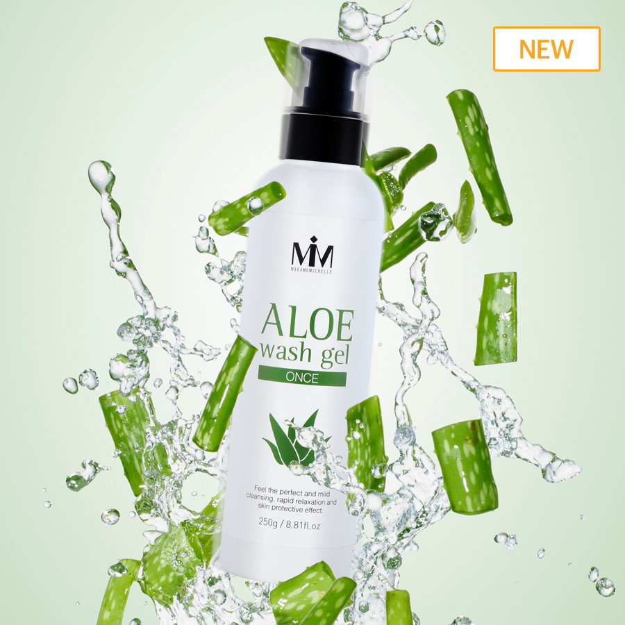 Madame Michelle Aloe Wash Gel Once 250g /pH5.5 Làm Sạch Axit Yếu