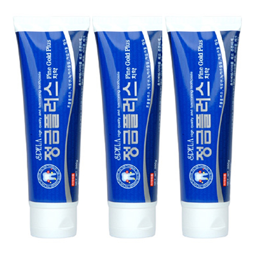 Handok Cosmetics Spella Pure Gold Plus Toothpaste 200g x 3ea (Quasi-drug)