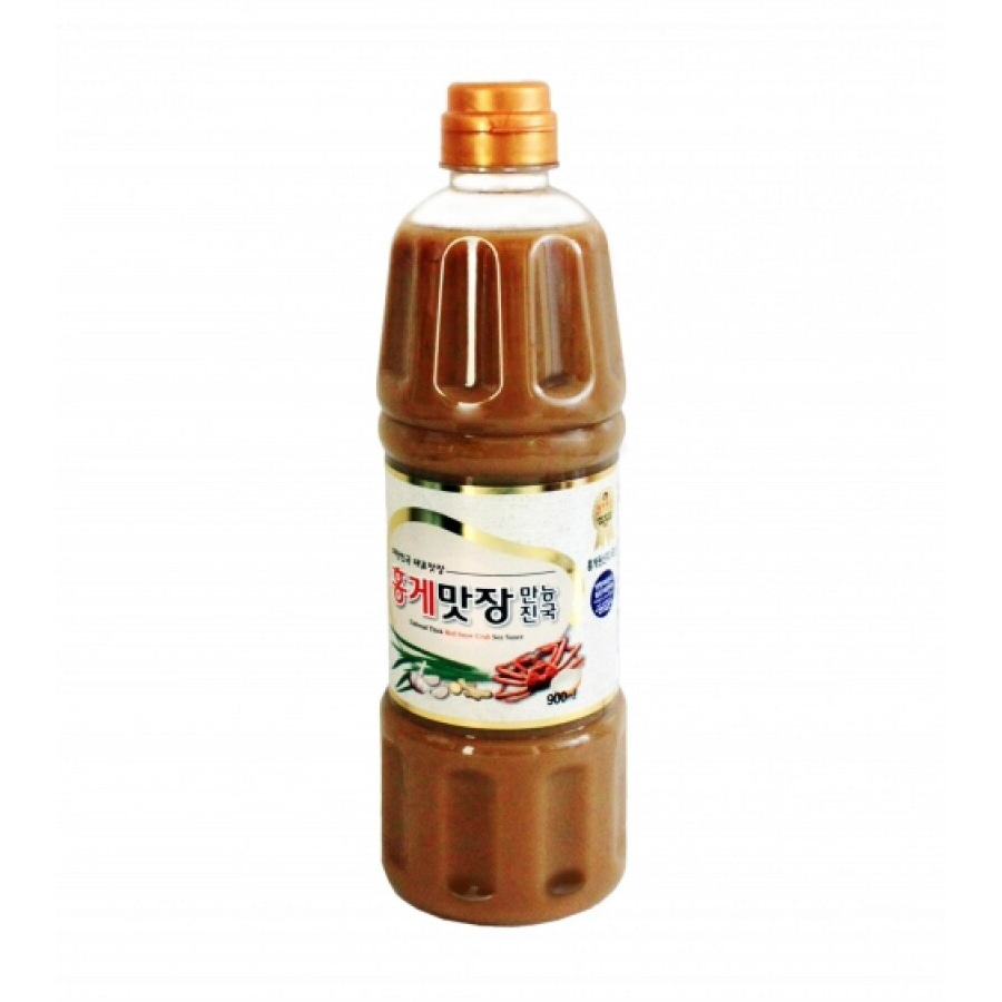 Hongil Foods Red Crab Soup All-Purpose Jin Guk Sauce 900ml 1ea