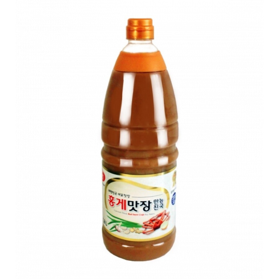 Hongil Foods Red Crab Soup All-Purpose Jin Guk Sauce 1.8L 1ea